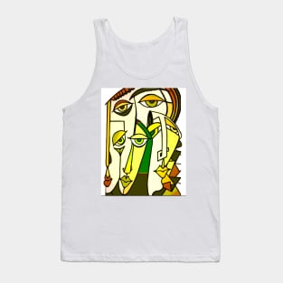 portrait cubism Tank Top